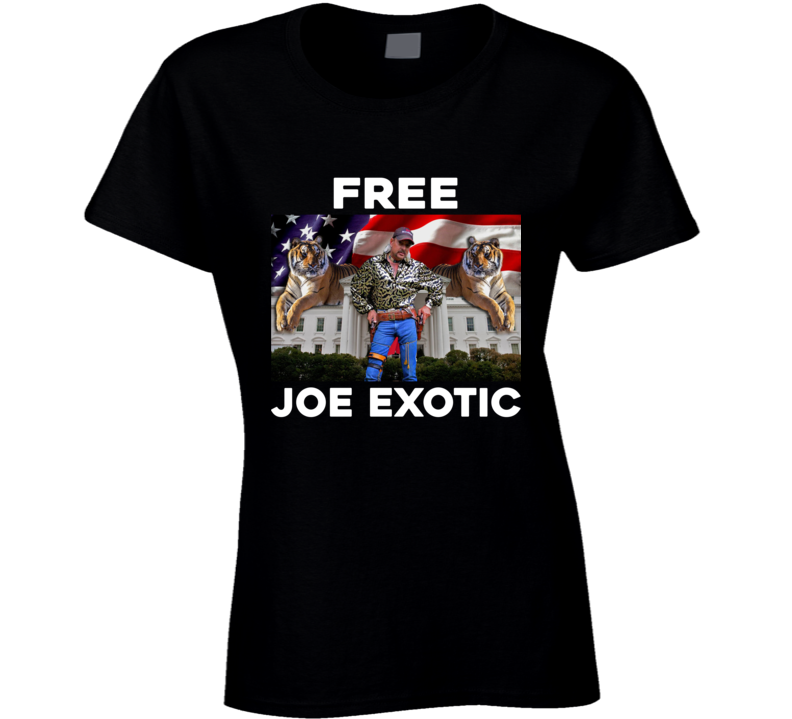 Free Joe Exotic Tiger King Fan Ladies T Shirt