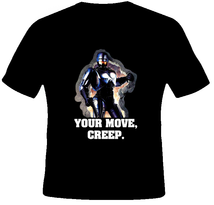 Robocop movie quotes funny t shirt