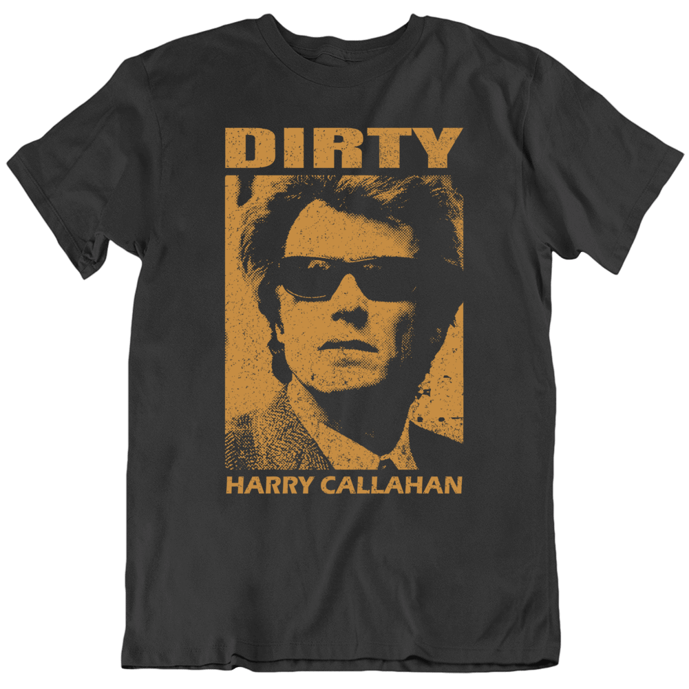Dirty Harry Callahan Clint Eastwood 70s Movie Fan T Shirt