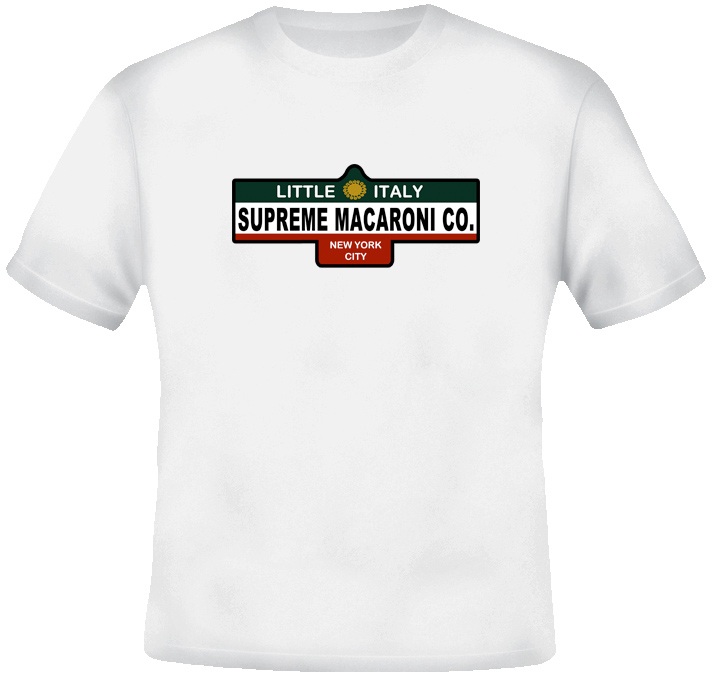 Supreme Macaroni Little Italy Leon t shirt