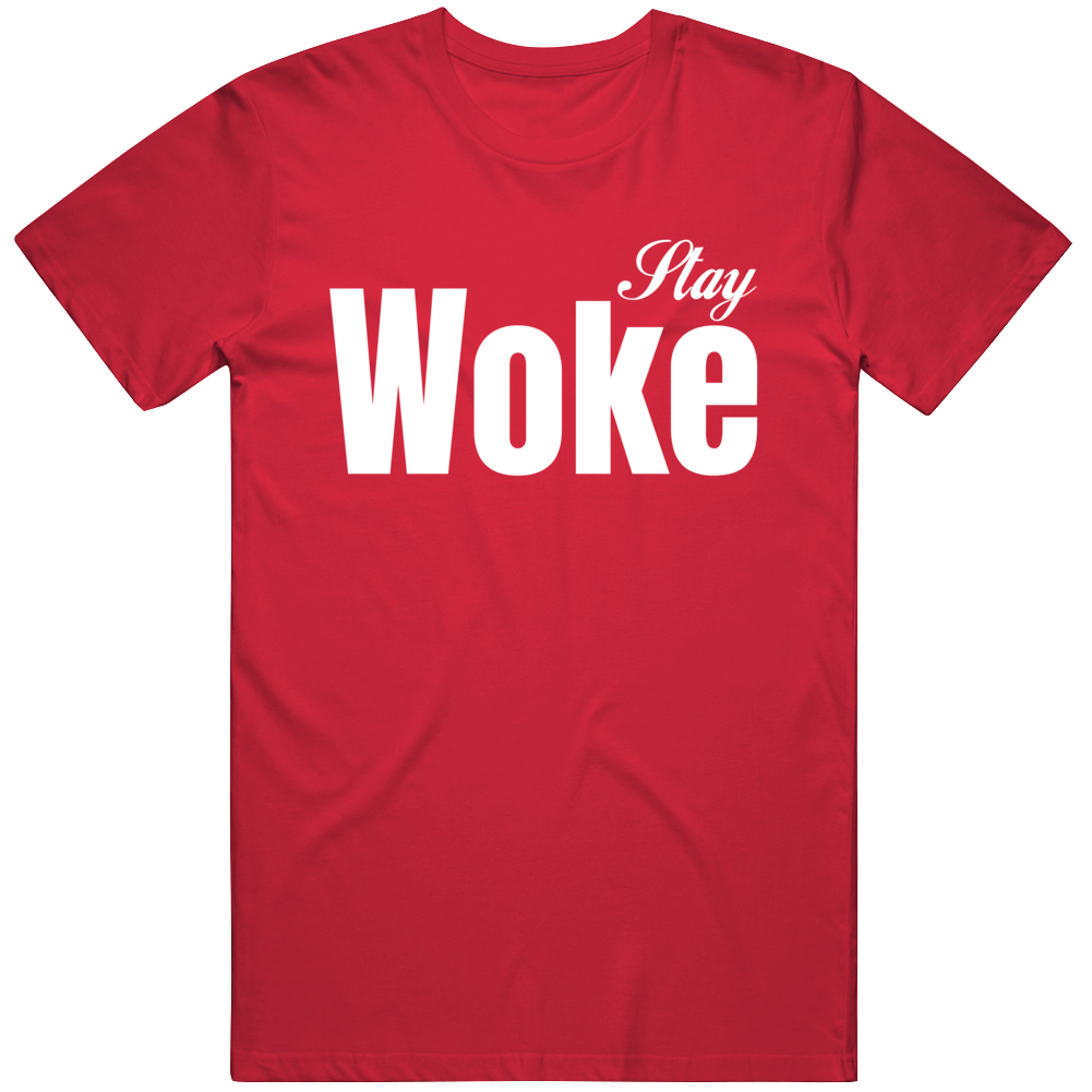 Stay Woke Parody Rise Educate T Shirt