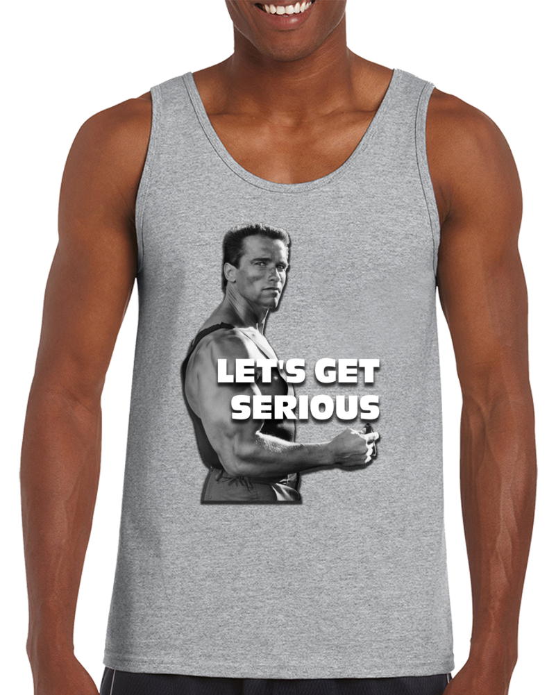 Let's Get Serious Arnold Schwarzenegger Bodybuilding Tanktop