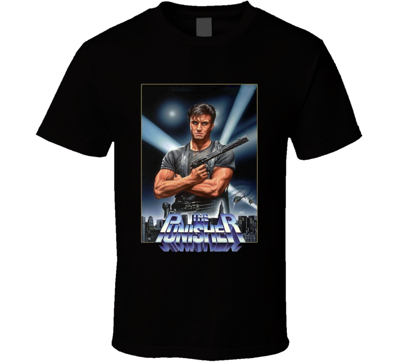 The Punisher Dolph Lundgren 80s Movie Fan T Shirt
