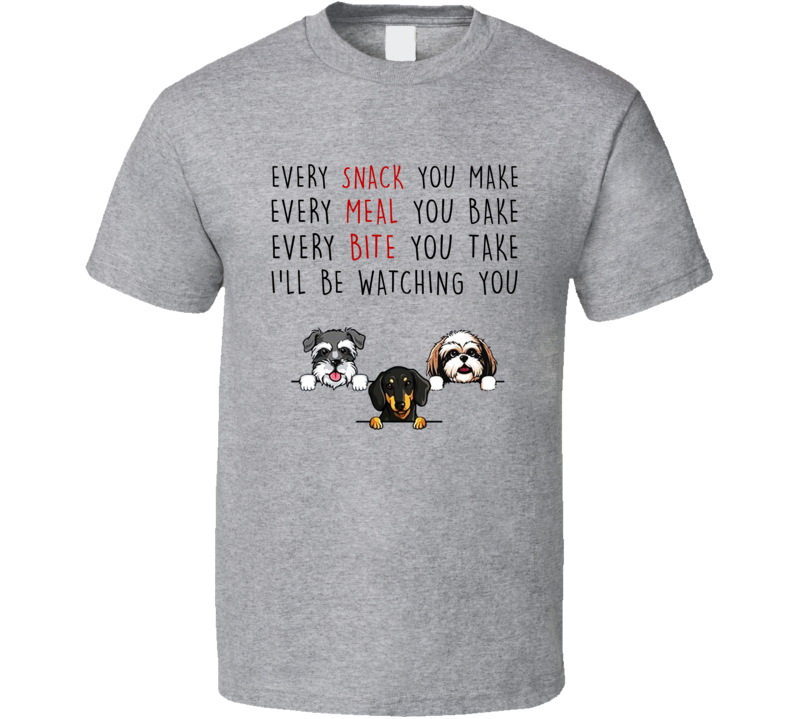 Funny Dog Song Quote Parody T Shirt