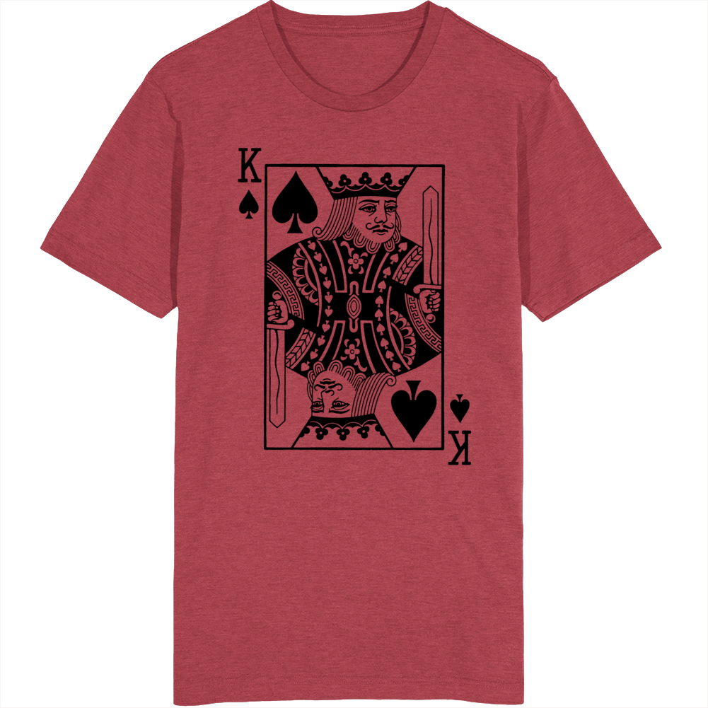 King Playing Cards Poker Cool T Shirt