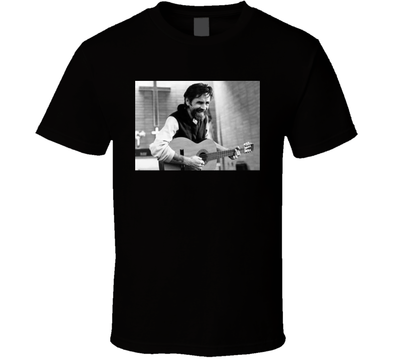Charles Manson Guitar Church 60s Hippie T Shirt