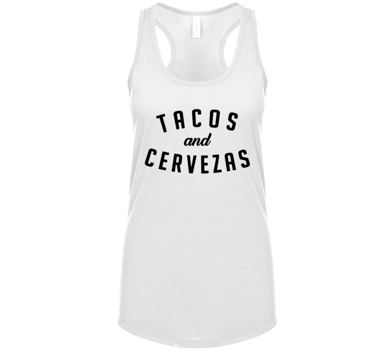 Tacos And Cervezes Food Beer Funny Womens Tanktop