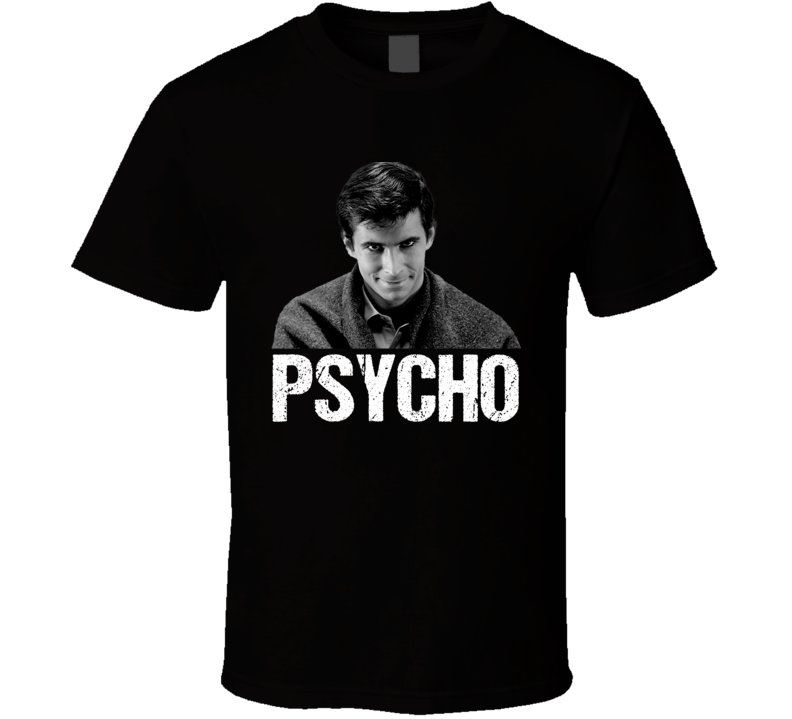 Anthony Perkins Psycho Horror Movie Fan T Shirt