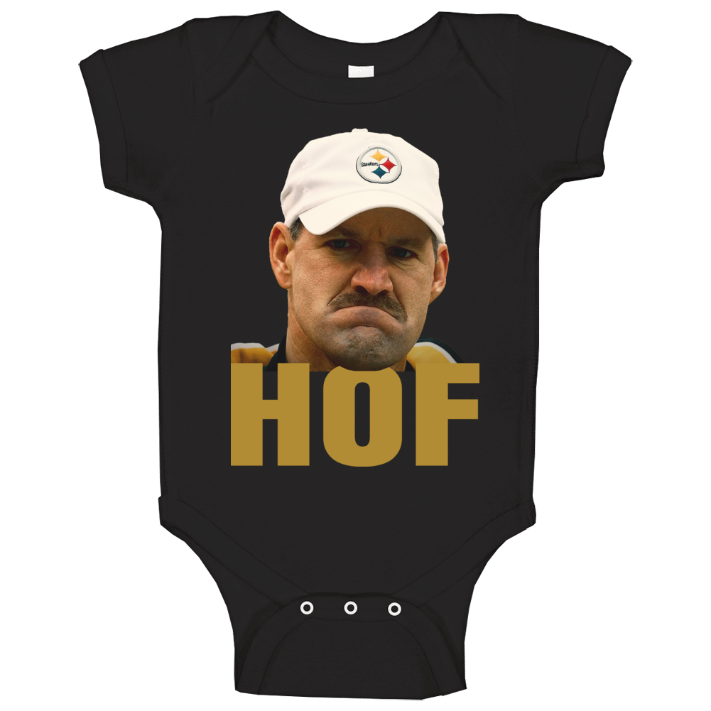 Bill Cowher Hall Of Fame Football Fan Baby One Piece