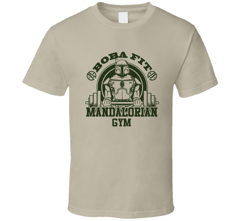 Boba Fit Mandalorian Gym Star Wars Series Fan Workout T Shirt
