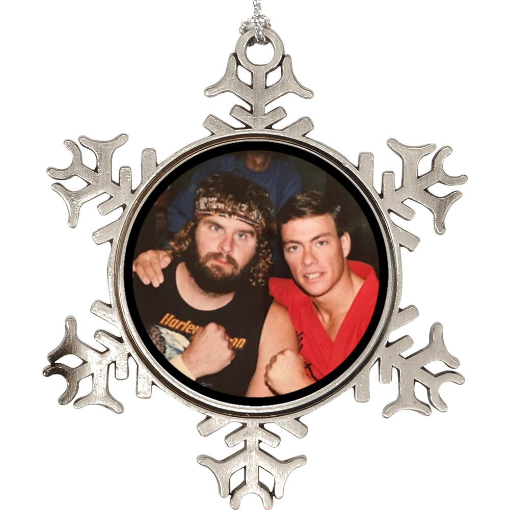 Jean Claude Van Damme Bloodsport Mma Movie Christmas Holiday Ornament