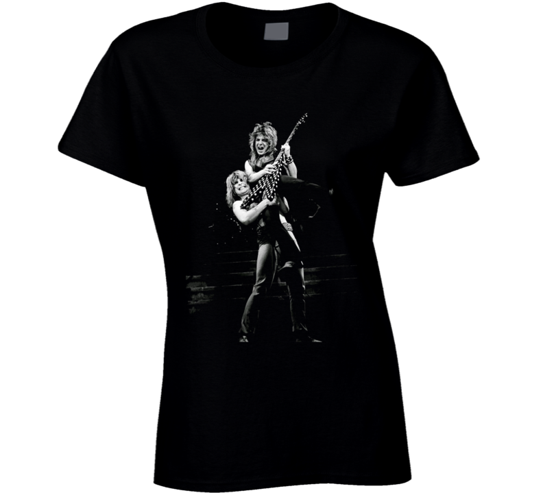 Randy Rhoads Rockstar Music Fan Ladies T Shirt