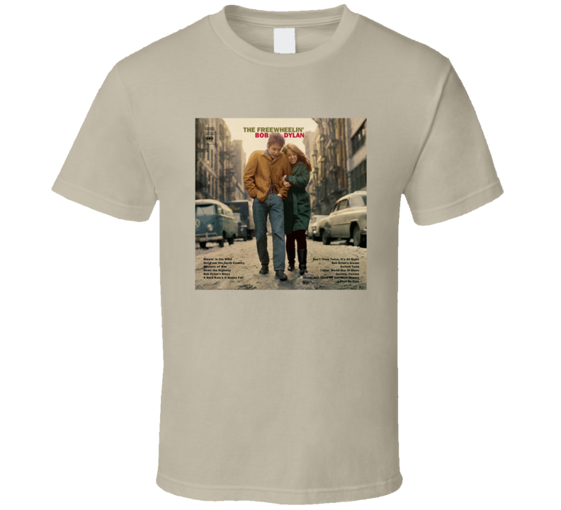 The Freewheelin' Bob Dylan 1963 Music Fan T Shirt