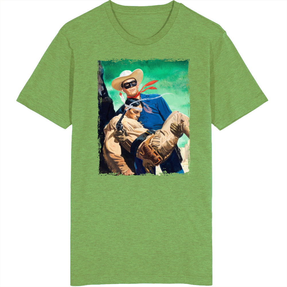 The Lone Ranger And Tonto Retro Comic Book Fan T Shirt