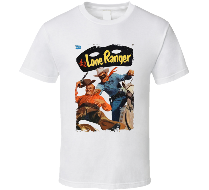The Lone Ranger Vintage Comic Book Fan T Shirt