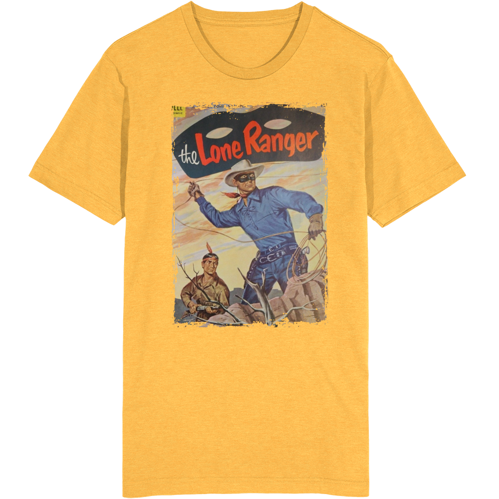 The Lone Ranger Retro Dell Comic Book Fan T Shirt
