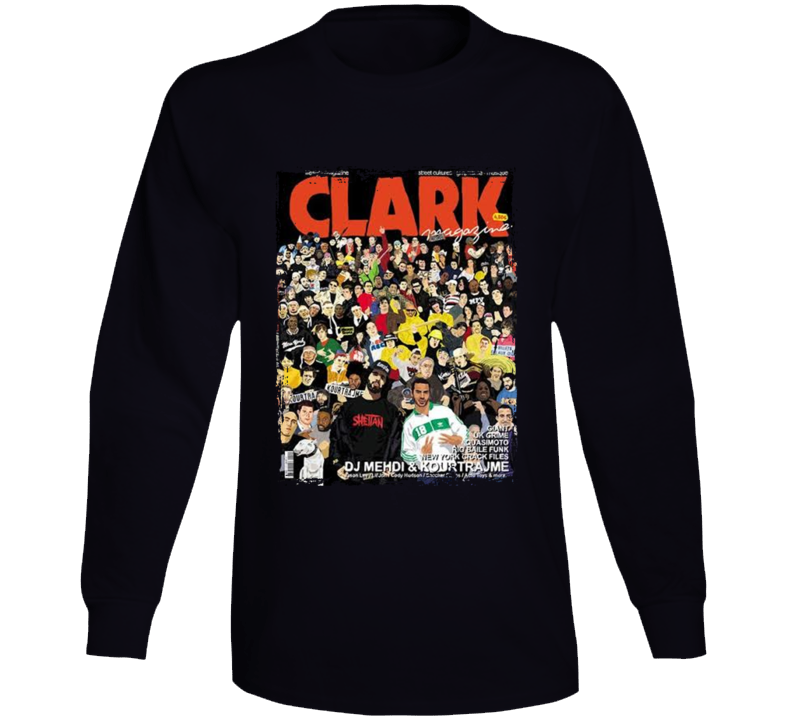 Clark Magazine Dj Mehdi And Kourtrajme Music Fan Long Sleeve T Shirt