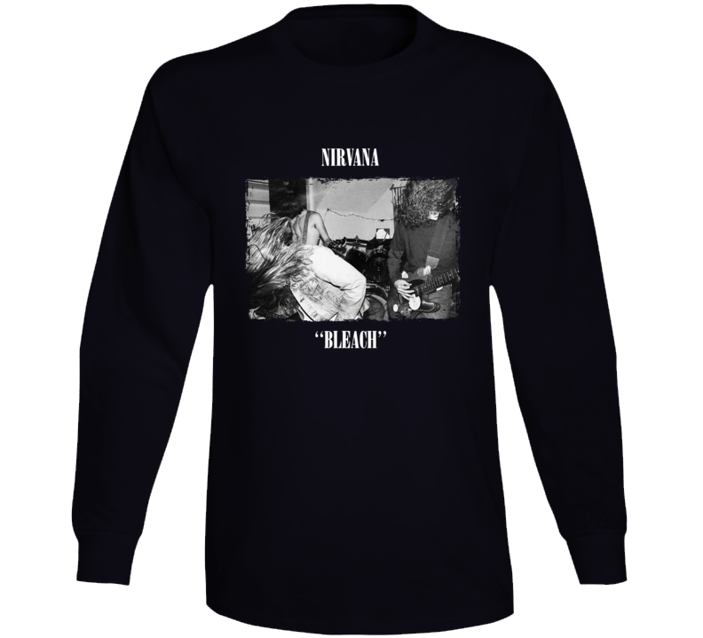 Bleach 1989 Recording Music Fan Long Sleeve T Shirt