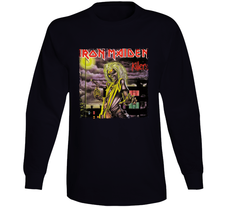 Eddie Heavy Metal Mascot Legend Music Fan Long Sleeve T Shirt