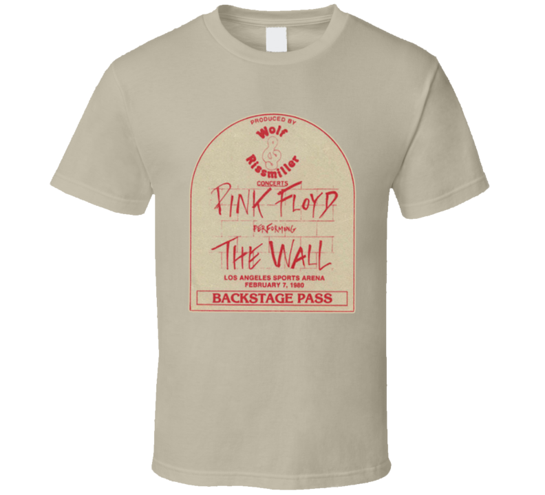 The Wall Classic Backstage Pass Funny Parody Fan T Shirt