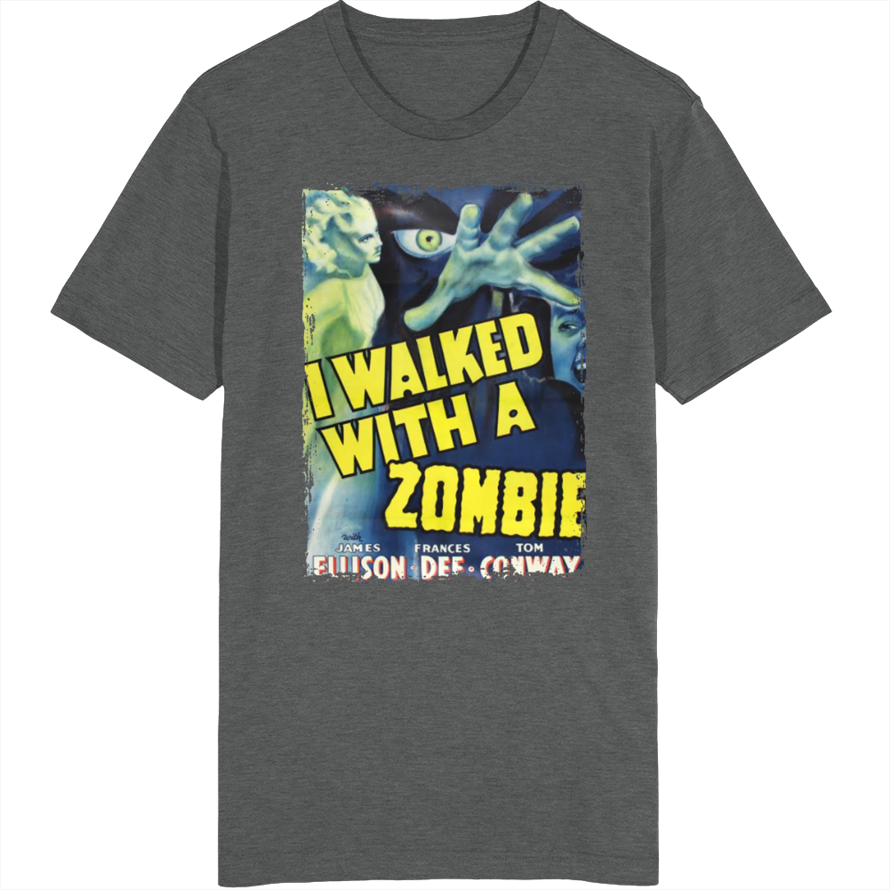 I Walked With A Zombie 40s Horror Drama Movie  Fan T Shirt