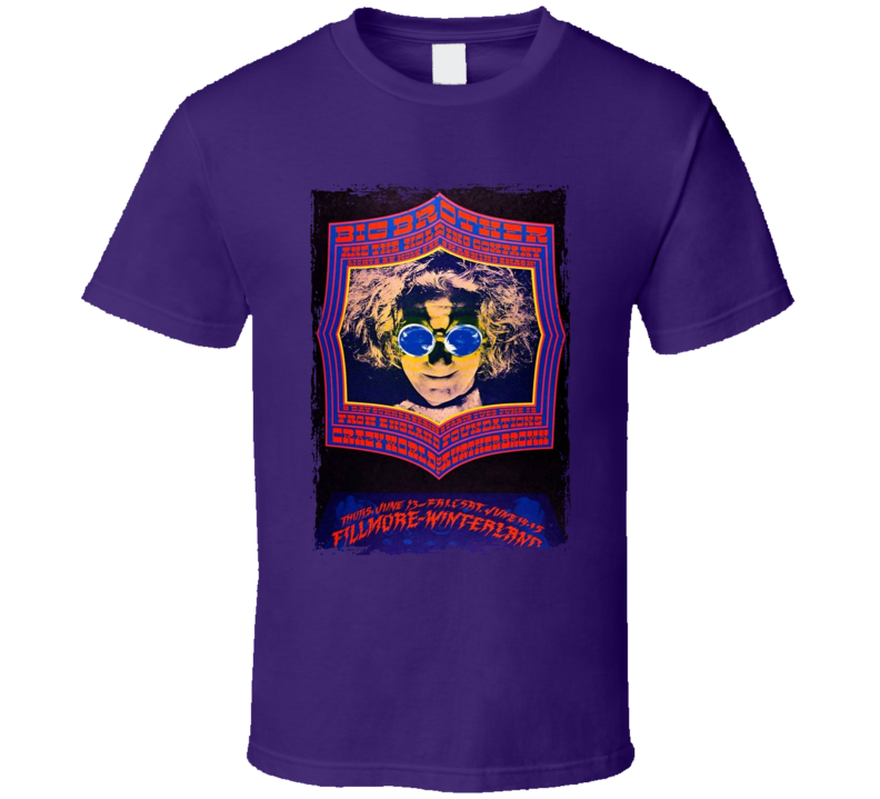 Big Brother And The Holding Company At The Filmore-winterland Rock Show T Shirt