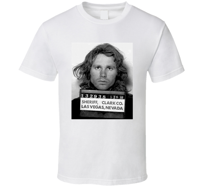 Rock Star Mugshot Celebrity Fan T Shirt