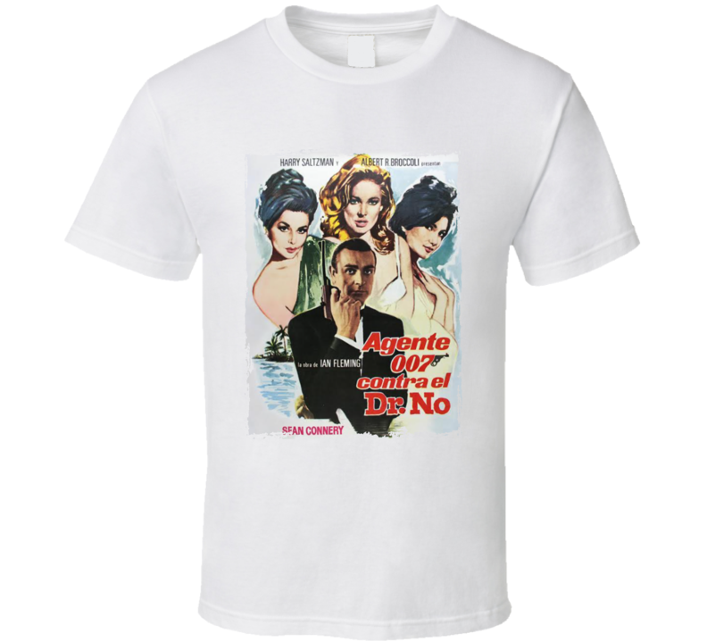 Dr No James Bond Spanish Movie  Fan T Shirt