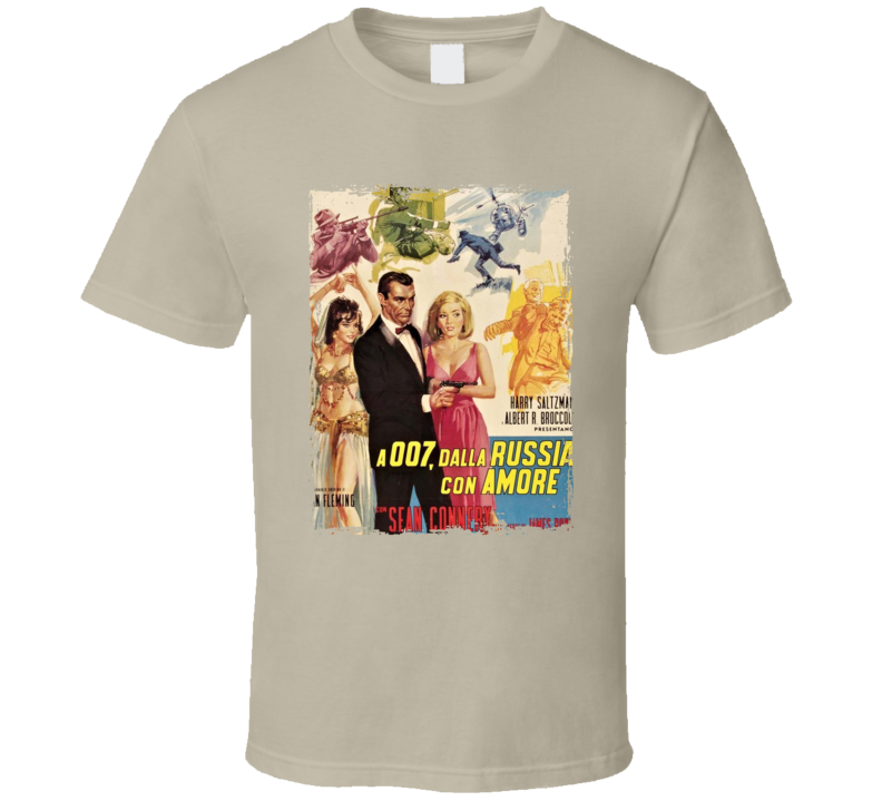 From Russia With Love Italian Movie  Fan T Shirt