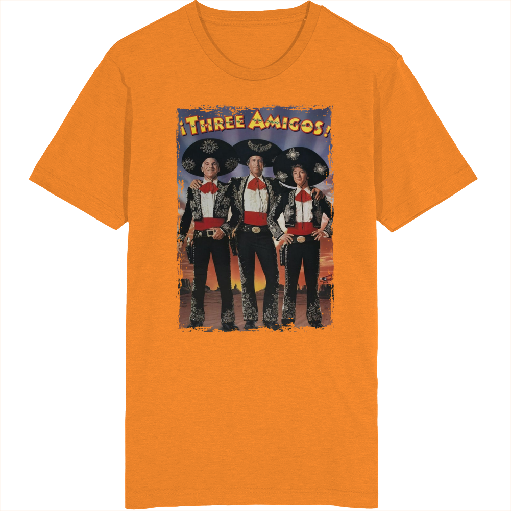Three Amigos Western Comedy 80s Movie Fan T Shirt