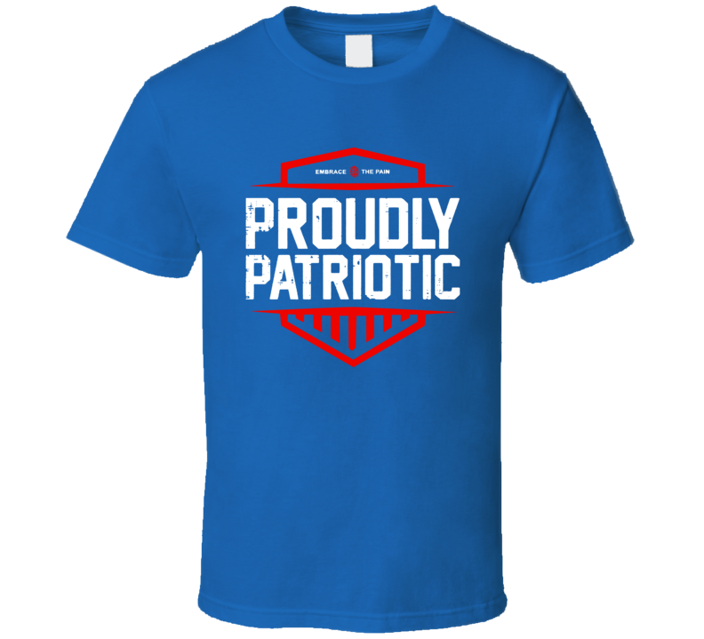 Proudly Patriotic Workout T Shirt