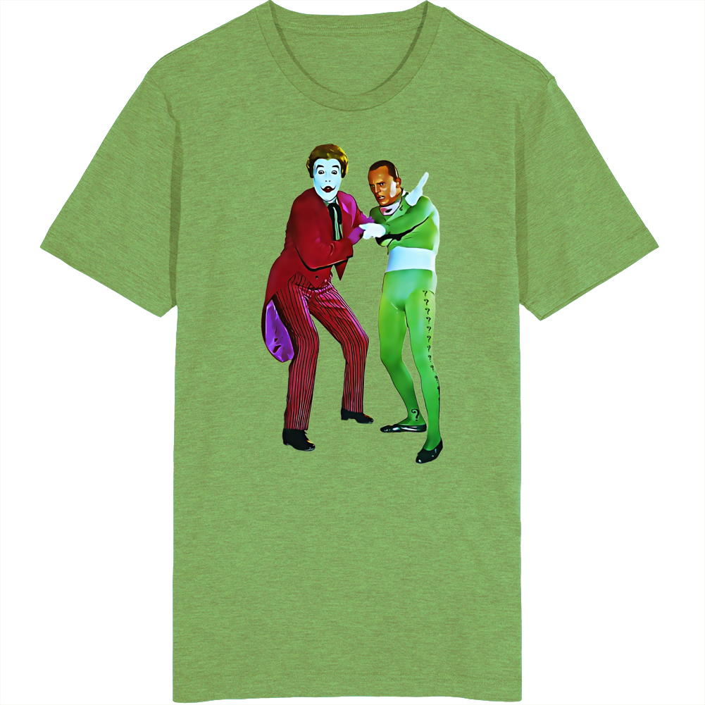Joker Riddler Batman Tv T Shirt