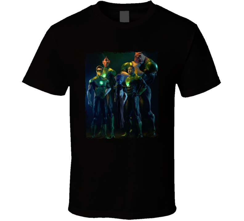 Green Laterns Comic Book Heroes T Shirt