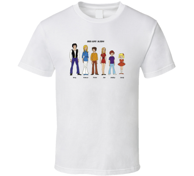 The Brady Kids Tv Cartoon T Shirt