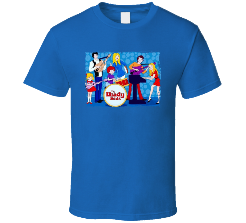 The Brady Kids Band Cartoon T Shirt