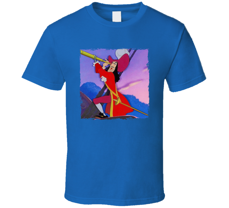Captain Hook Cartoon T Shirt