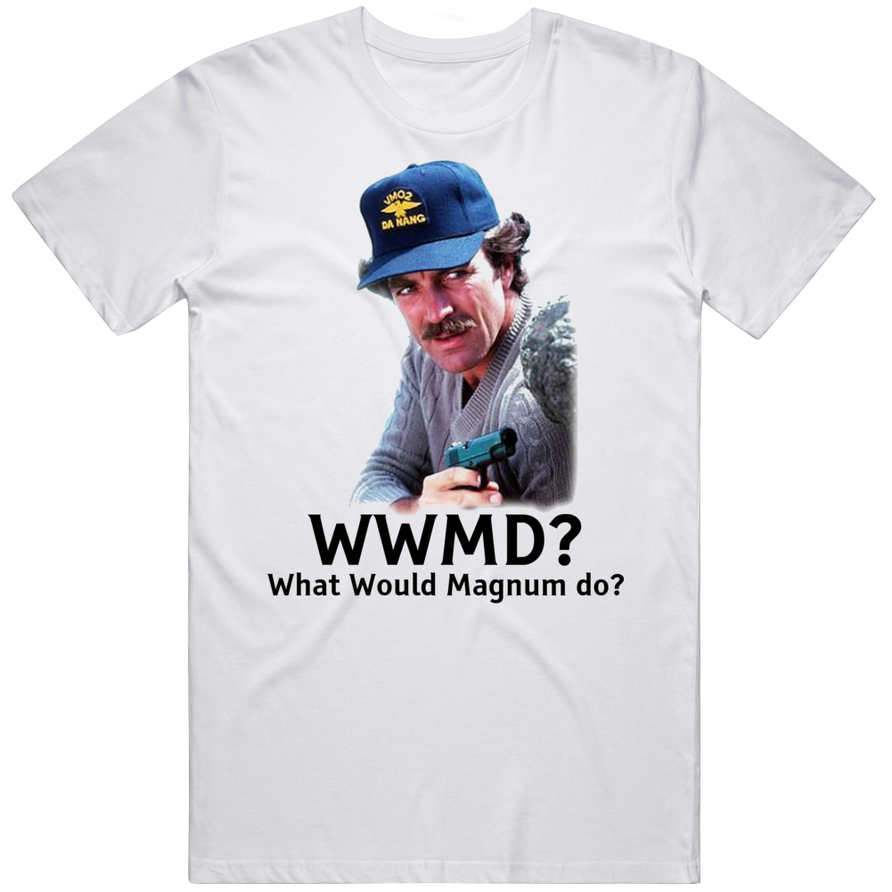 Wwmd What Would Magnum Do Tom Selleck T Shirt