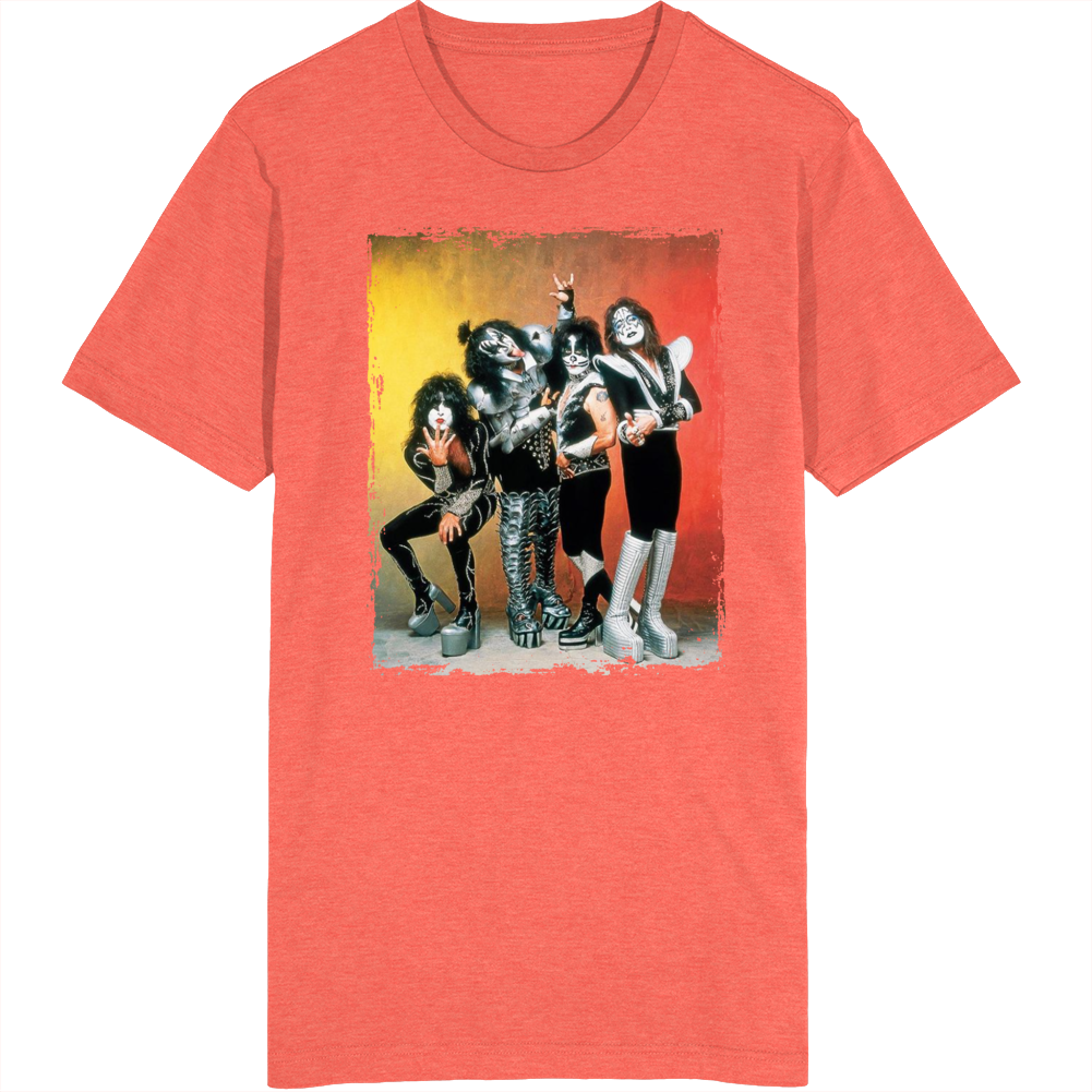 Kiss Rock Group Band T Shirt