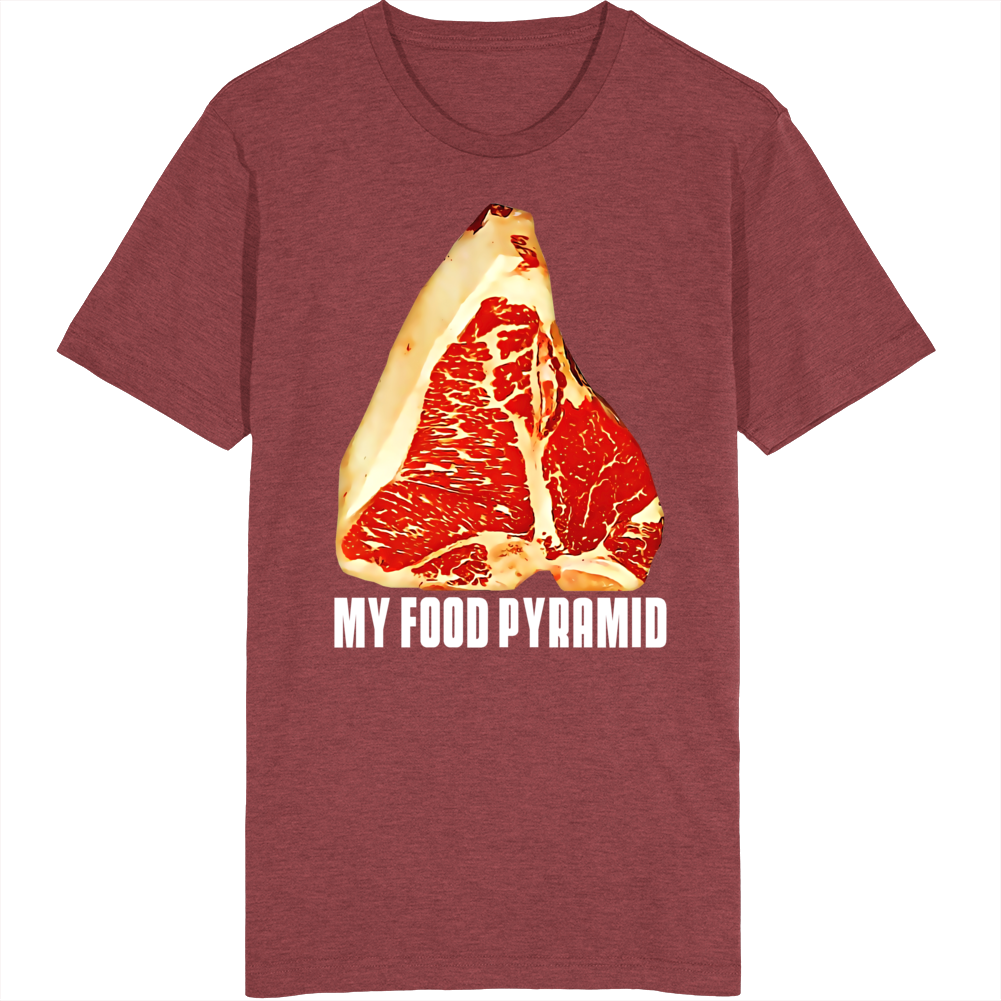 My Food Pyramid Meateater T Shirt