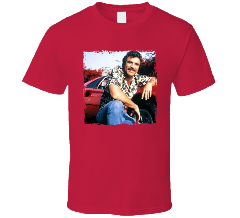 Magnum Pi Tom Selleck Cool Tv Detective T Shirt