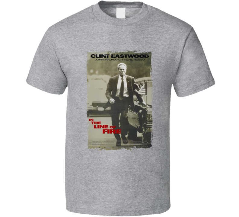 In The Line Of Fire Movie T Shirt
