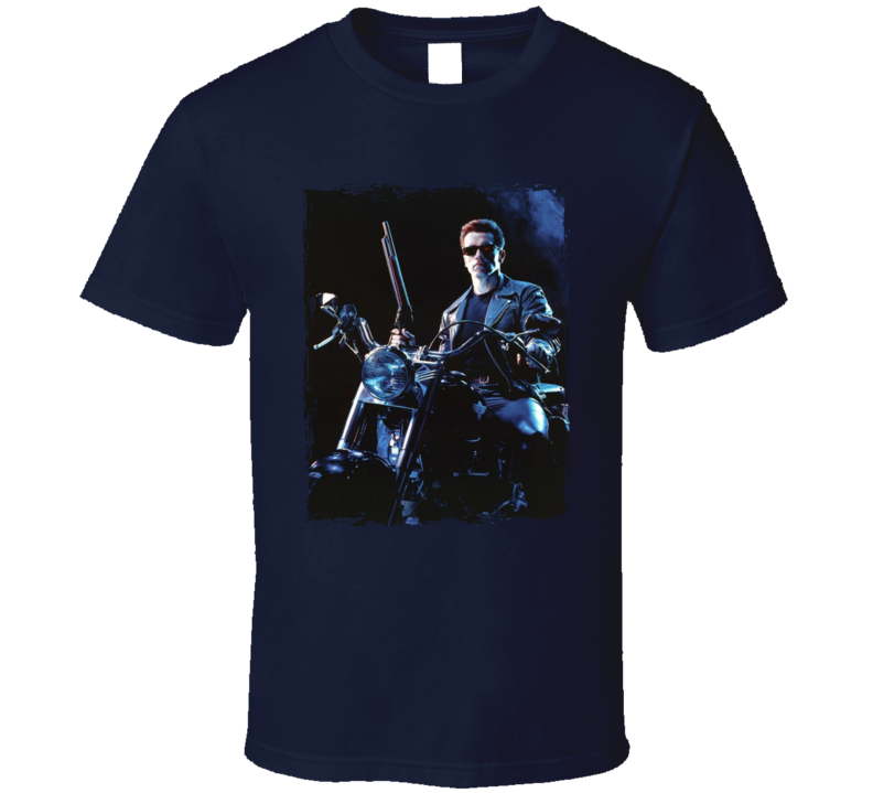 Terminator 2 Arnold Motorcycle T Shirt