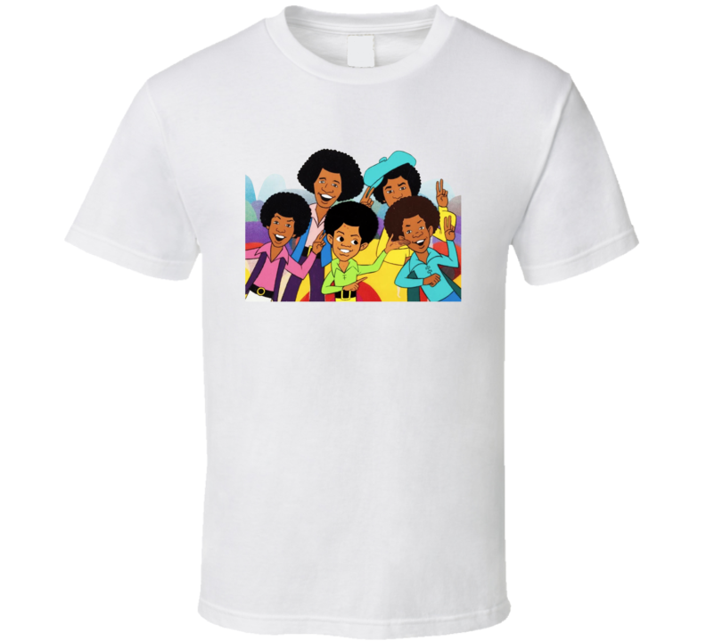 The Jackson 5 Band Cartoon T Shirt