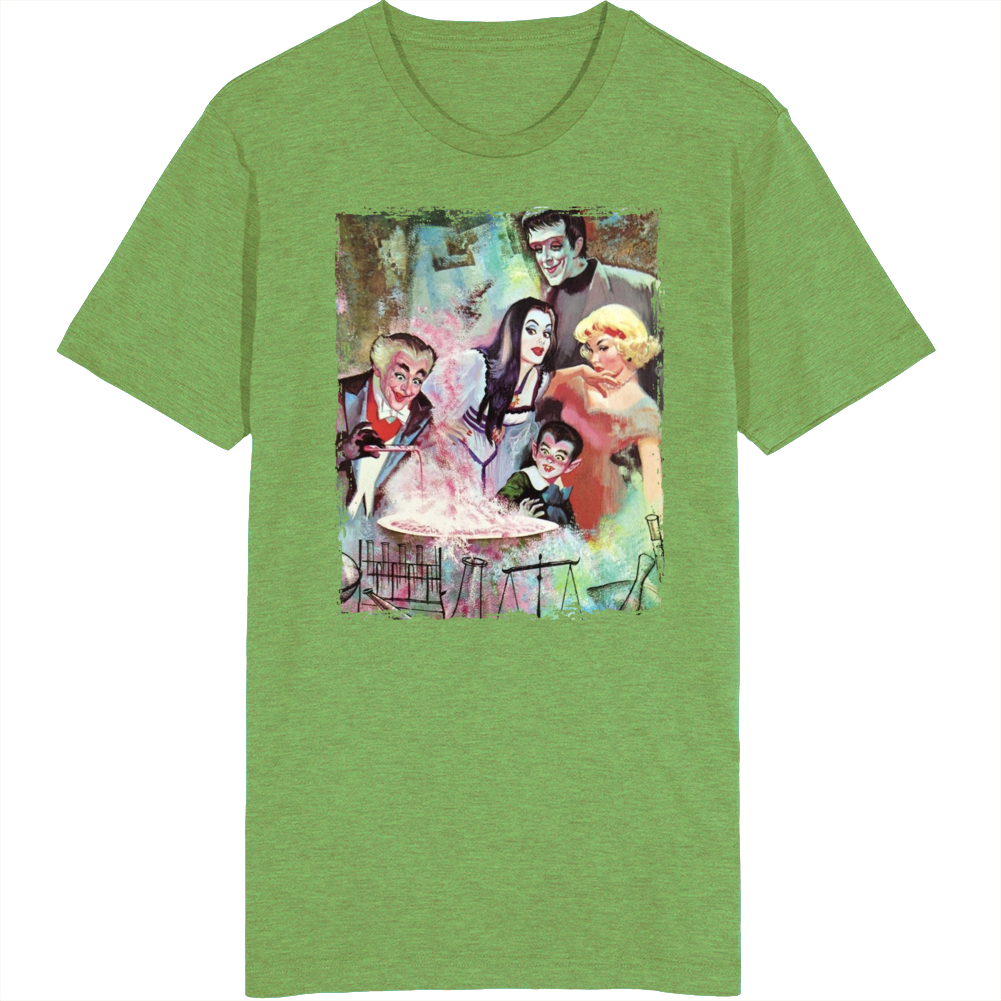 The Munsters Vintage Jigsaw Puzzle T Shirt