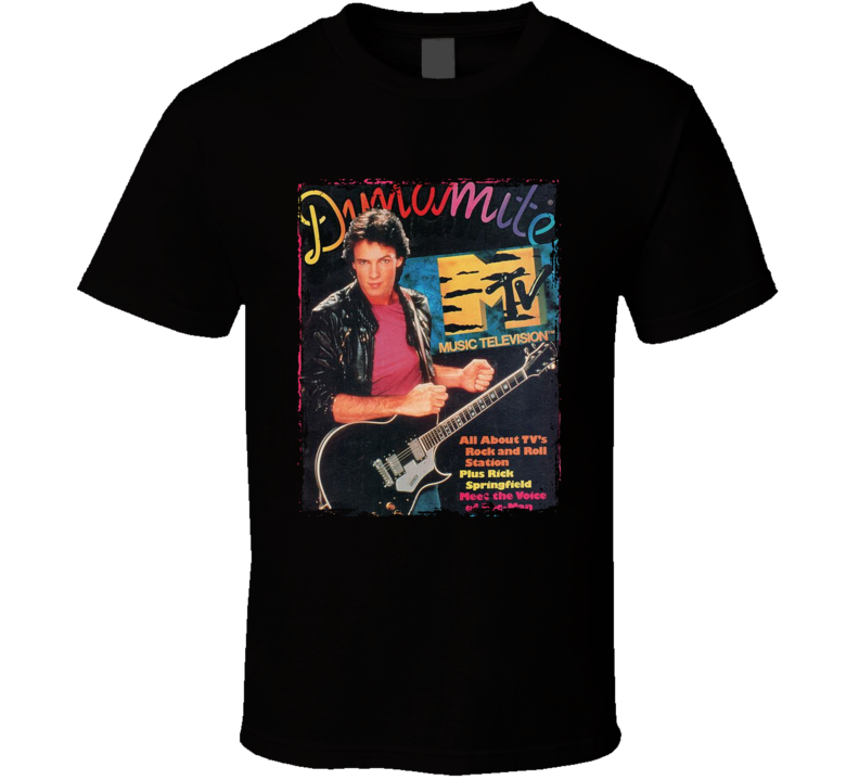 Rick Springfield Dynamite Magazine Cover T Shirt