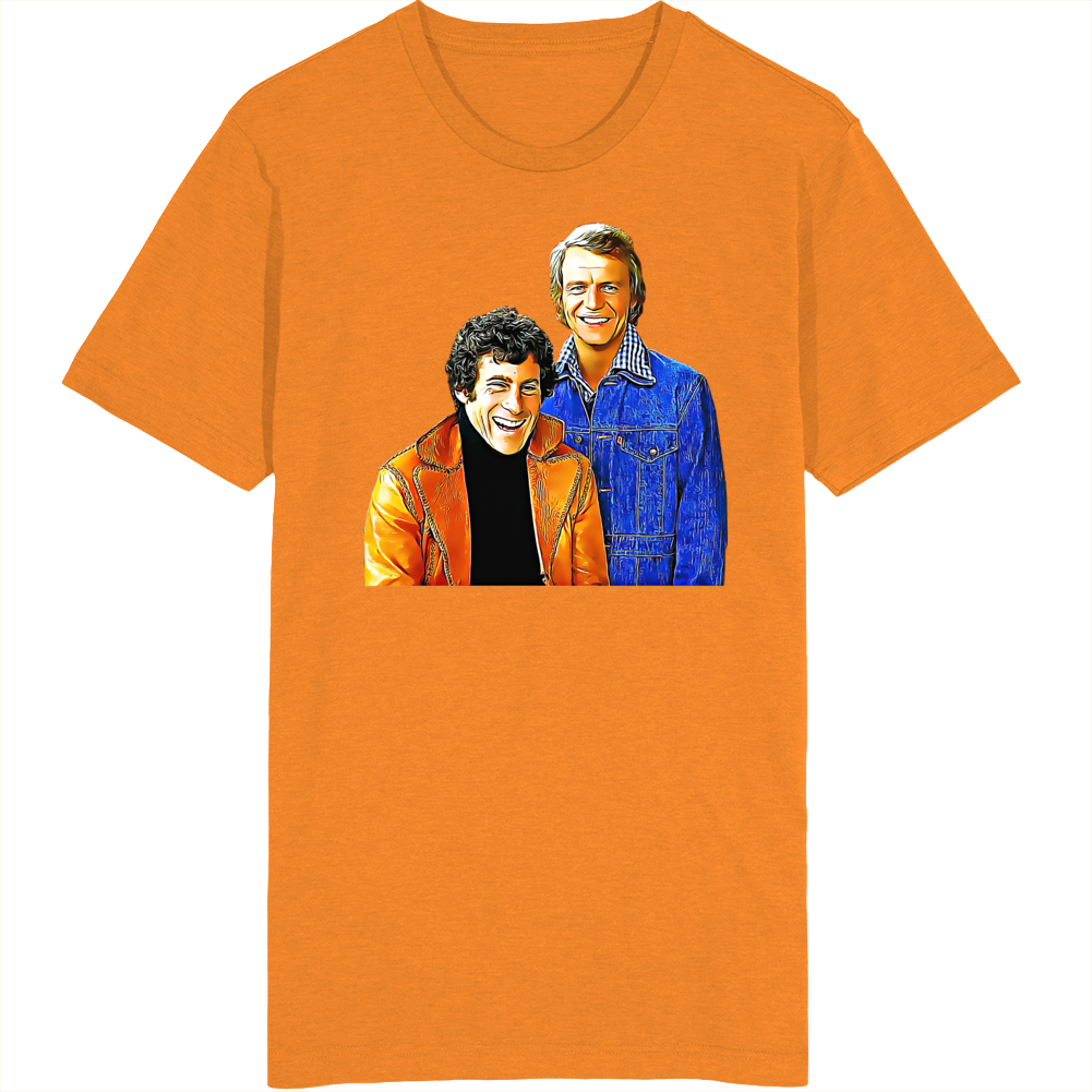 Starsky And Hutch Tv Characters T Shirt