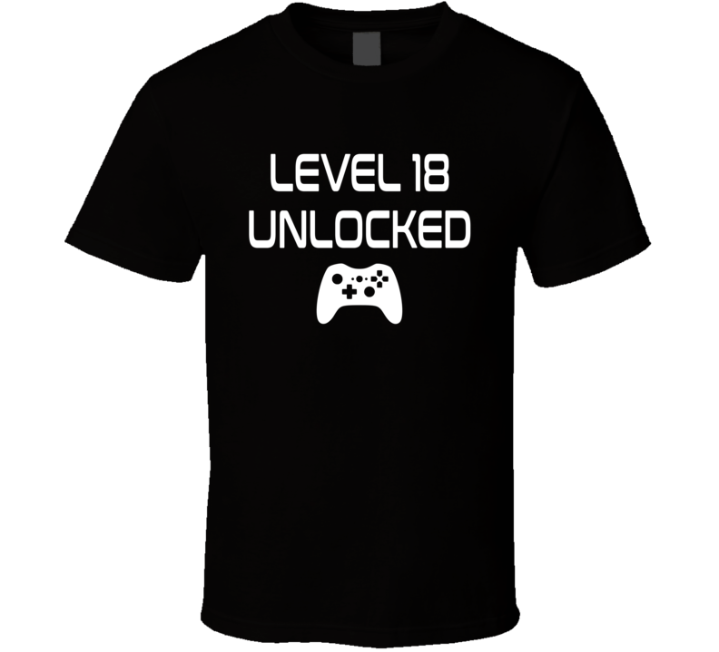 Level 18 Unlocked T Shirt