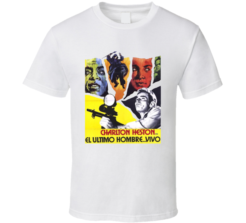 The Omega Man Spanish Movie T Shirt