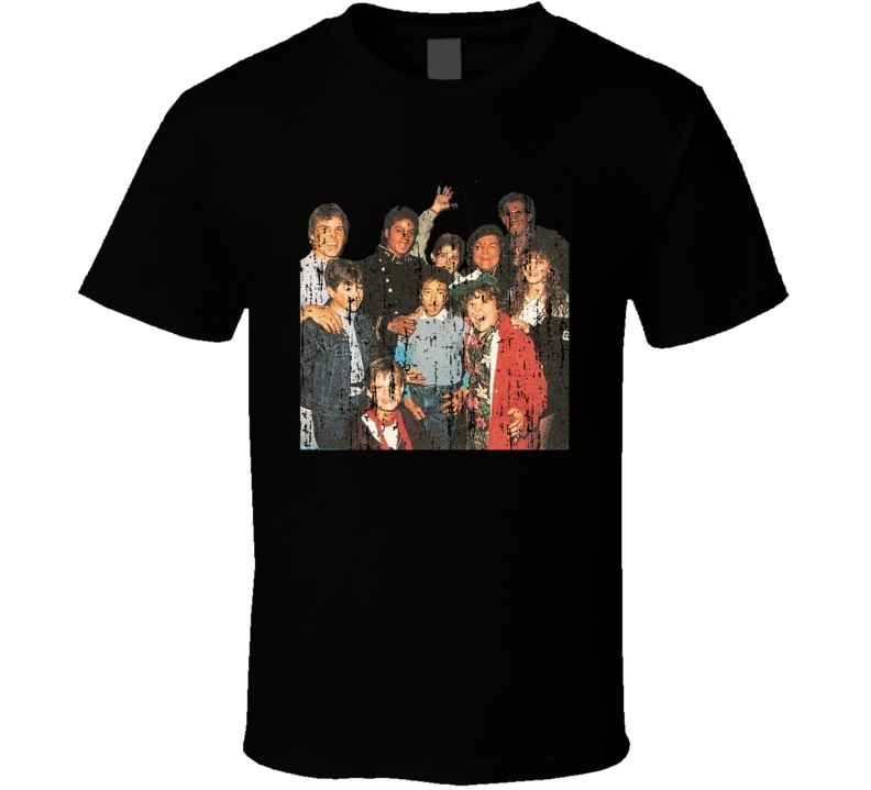 Goonies Cast Grunge Look T Shirt