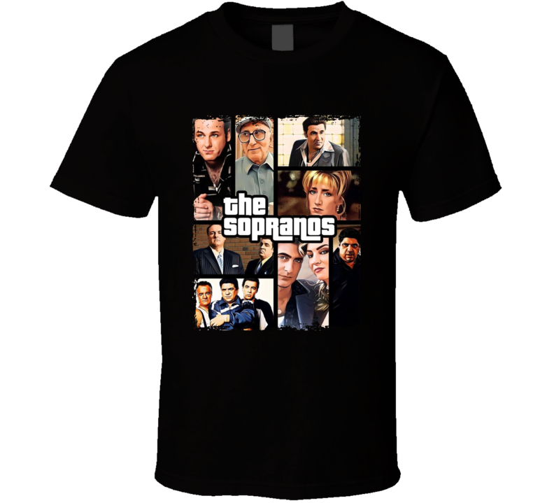 The Sopranos Cast Collage T Shirt